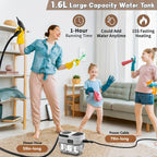 Handheld Steam Cleaner High Pressure 54oz Tank 3-Level Adjustable Handle Portable for Home Car Furniture Grout Bed Bugs 3 Colors