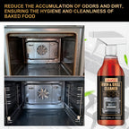 Stove & Oven Foam Cleaner Spray – Heavy-Duty Grease & Old Dirt Remover for Ovens, Grills & Kitchen Surfaces, Citric Acid Formula, Odor Eliminator, Hassle-Free Clean