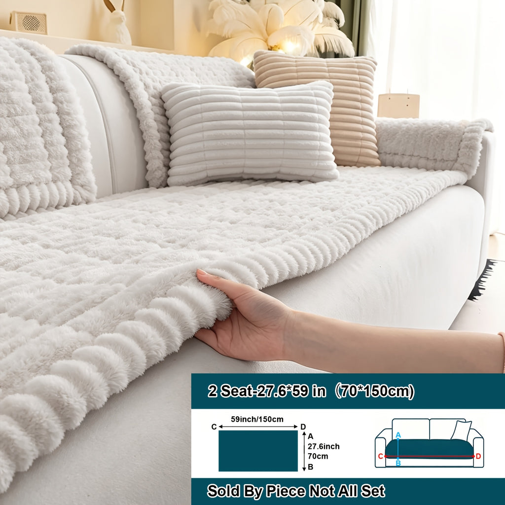 Soft Quilted Thick Sofa Cover Bohemian Style – Removable Machine Washable Pet-Friendly Sofa Protector for 1/2/3/4 Seater Split Sofa, All-Season Couch Cover for Living Room, Bedroom & Office