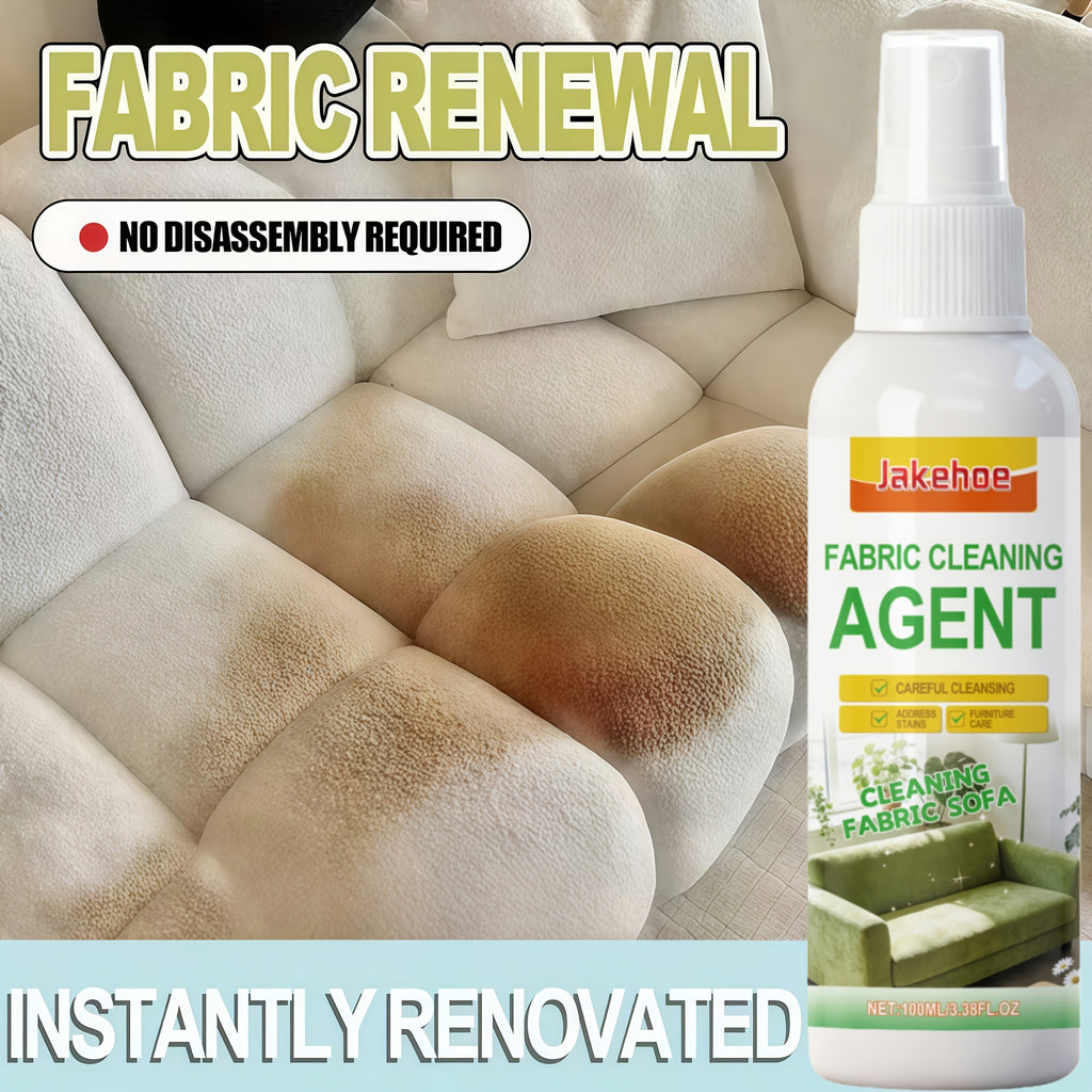 Citric Acid Sofa & Fabric Stain Remover Kit with Sponge & Towel – Quick-Drying Upholstery Cleaner Spray for Sofas, Car Interiors & Furniture | 1-Set or 3-Set Bundle