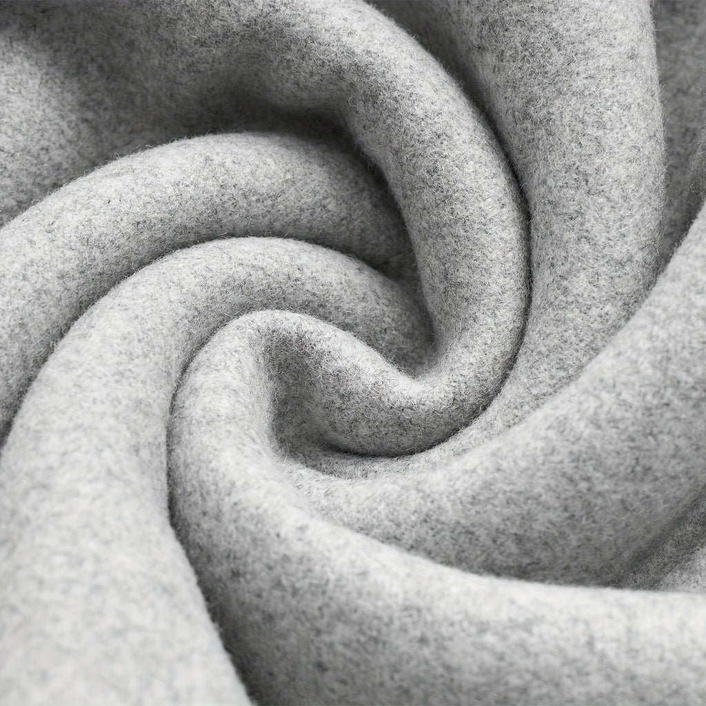 Merino Wool Blanket – Large 62”×86” Warm Thick Washable Throw | Sofa, Bed, Camping & Outdoor | 6 Colors | All Seasons