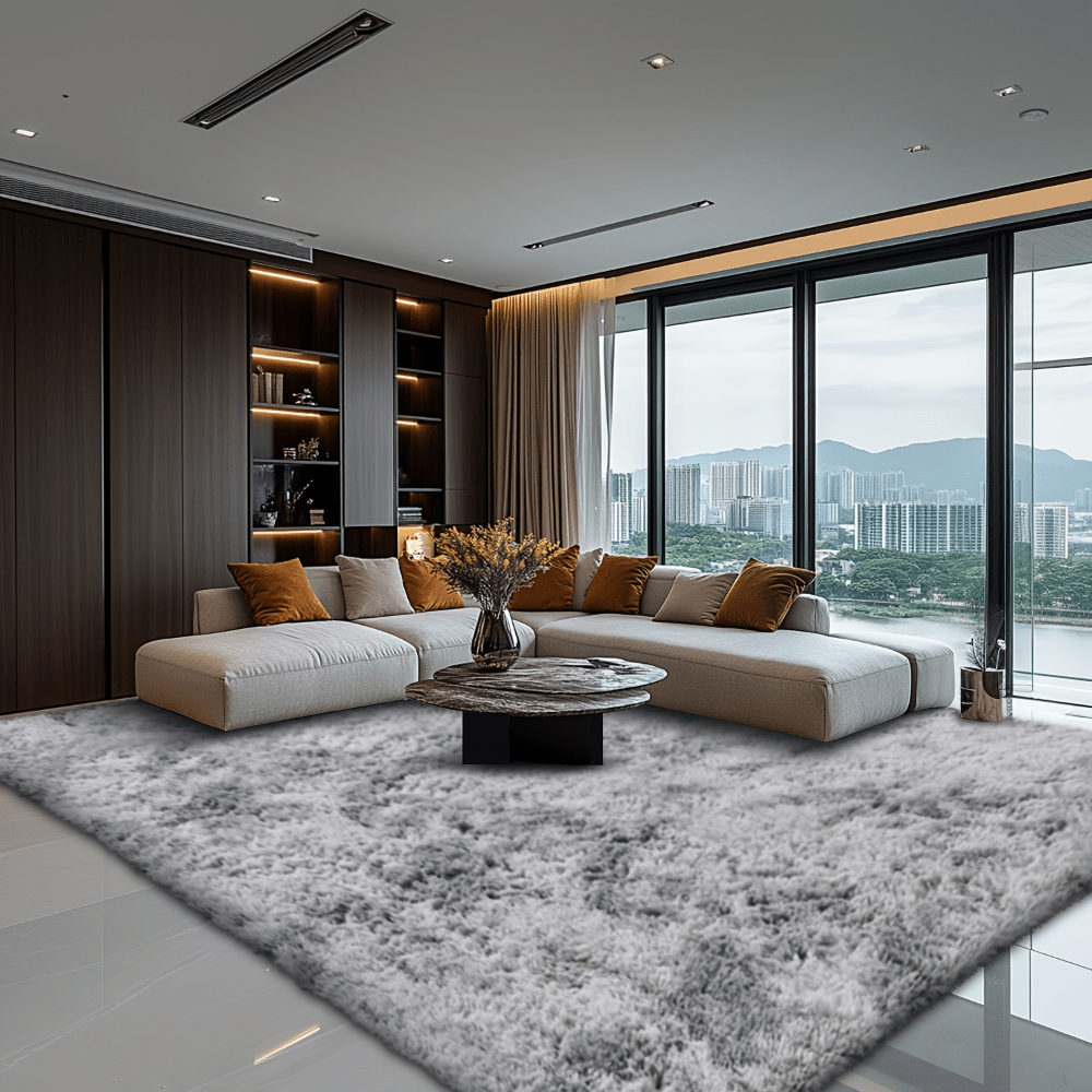 Fluffy Area Rug 200x300cm Super Soft, Large Indoor Shag Rug for Living Room Bedroom Office, Non-Slip Plush Floor Mat in Multiple Colors