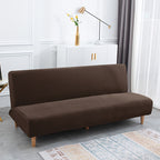 T-Shaped Jacquard Sofa Cover Futon Slipcover - Stretch Couch Cover for Living Room Office L Shaped Sofa Protector M L Size