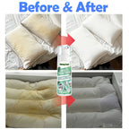 Dry Cleaning Stain Remover Spray 10oz, No Water Needed Waterless Cleaner for Sofa Mattress Carpet Clothes Curtains, Multi-Surface Fabric Stain Remover Safe Formula