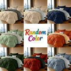 Quilt Set 3 Piece Lightweight Breathable Comforter with Pillowcases - Diamond Pattern Ultra-Fine Fiber Soft Bedding Set 42 Colors Twin Queen King Pinch Pleat