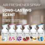 6-Scent Automatic Air Freshener Refills 8.45 oz – Lavender, Vanilla, Cool Linen, Ocean, Magnolia & Mixed Berries Odor Eliminator Spray for Home Bathroom Car Office Closet, 1pc or 4-Pack