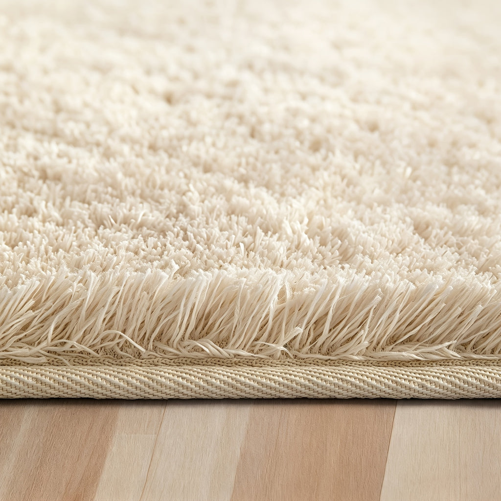 Shaggy Plush Area Rug Soft Non-Slip Fluffy Floor Carpet for Living Room Bedroom Bedside 6 Colors 4 Sizes
