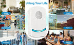 Ultrasonic Pest Repeller 8-Pack 2025 Upgraded Plug-In Repellent for Mosquitoes Cockroaches Mice Fleas Ants Rodents Chemical-Free for Home Farm Kitchen Office Restaurant Apartment