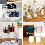 Clear Acrylic Risers for Display, Multi-Pack Riser Display Stands for Funko Pop Figures, Cupcakes, Jewelry & Perfume – Multiple Sizes & Quantities for Home, Halloween & Christmas Decor