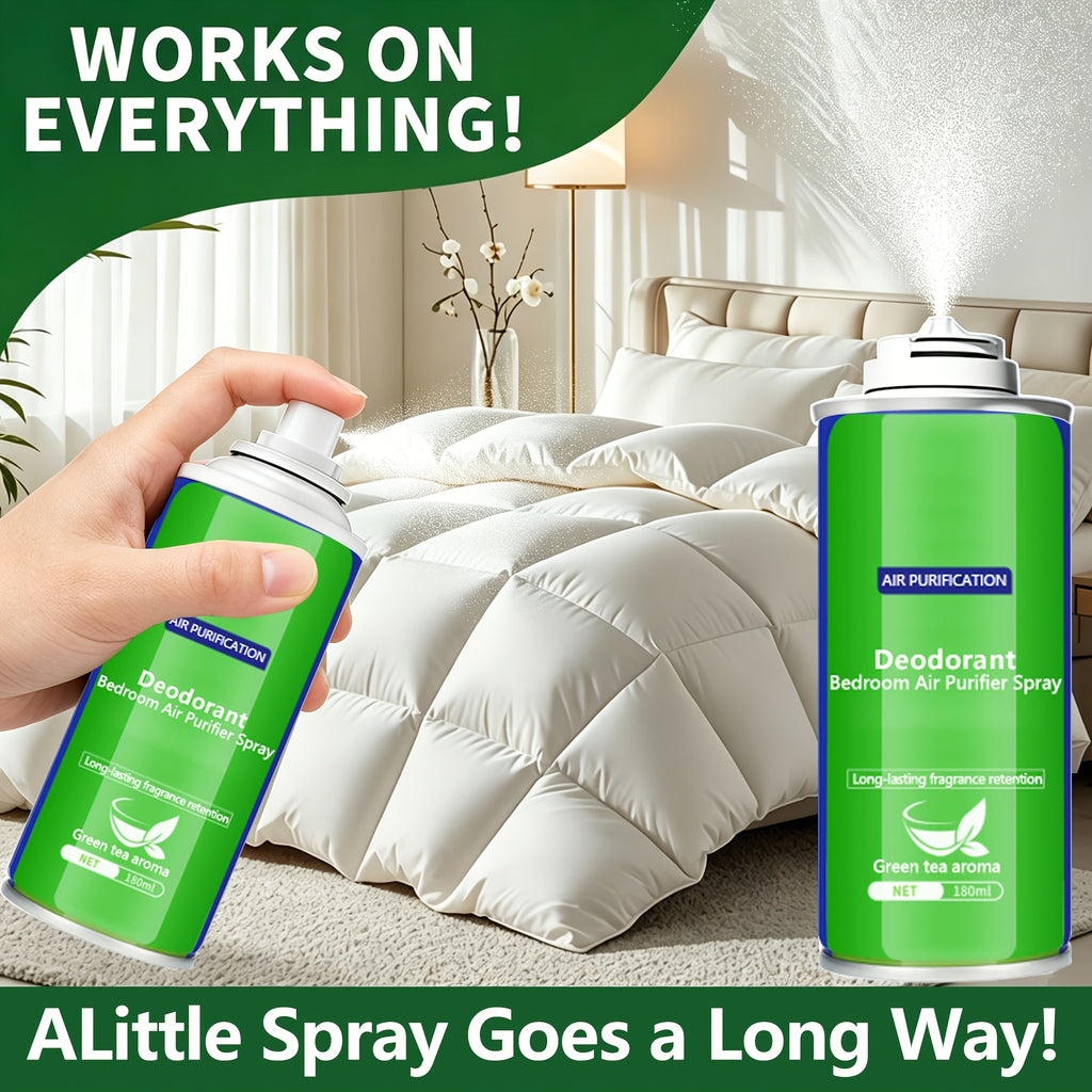 Bed & Fabric Fresh Spray 6.09oz – Natural Deodorizer for Quilts, Pillows & Bed Sheets, Long-Lasting Mild Formula