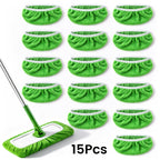 Microfiber Mop Pads 15 Pack Compatible with Swiffer Sweeper Reusable Washable Wet Dry Mopping Cloths Refill for Hardwood Tile Vinyl Floors