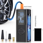 Cordless Tire Inflator 210PSI 22-Cylinder Digital Pressure Gauge Rechargeable LED Light Portable Air Pump for Car Motorcycle Bicycle Ball