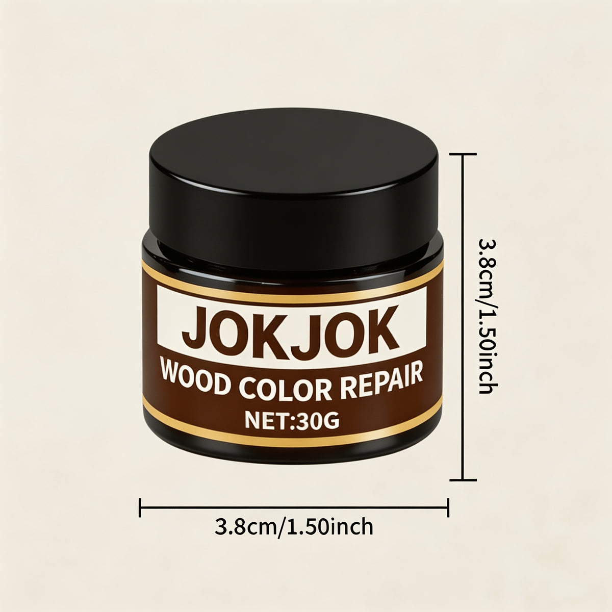 Wood Repair Paste — All-Purpose Wood Restorer for Scratches, Cracks & Gouges on Doors, Cabinets, Tables, Chairs & Hardwood Floors, Blends Wood Tones for Seamless Furniture Repair