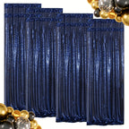 Sequin Backdrop Curtains – Glitter Party & Wedding Background Panels, 2ft×8ft per Panel, 4/6/8 Panel Sets, 29 Colors for Birthday, Stage, Bridal & Event Decor