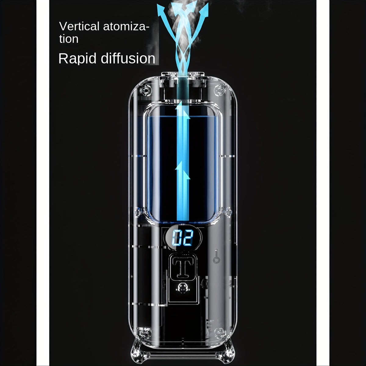Aromatherapy Diffuser 2-in-1 Humidifier & Essential Oil Lamp, 30-Day Long-Lasting Scent, 12H Timer Auto-Mist, Smart Home Fragrance for Bedroom Living Room Luxury Ambiance