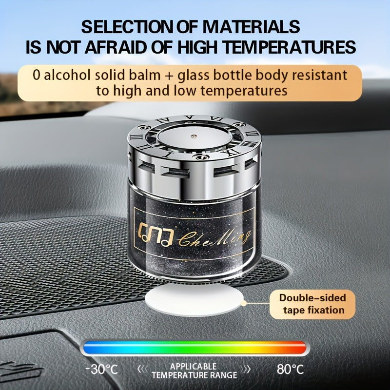 Solid Car Perfume Balm 2-Pack – Long-Lasting Light Fragrance Car Air Freshener & Interior Ornament, 5 Scent Combos: Lavender, Black Forest, Cologne, Wilderness & Gardenia Berry