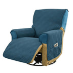 T-Cushion Armchair Cover Anti-Slip Double-Sided Design, Machine Washable Elastic Band Closure Chair Slipcover, Pet-Friendly All-Season Furniture Protector, Available in Small & Large – 8 Colors