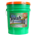 Ultra Fresh 6X Concentrated Liquid Laundry Detergent 5 Gallon with Pump, Up to 640 Loads HE Compatible All Machine Types, No Phosphates No Bleach, 4 Scent Options