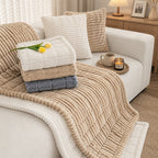 Soft Quilted Thick Sofa Cover Bohemian Style – Removable Machine Washable Pet-Friendly Sofa Protector for 1/2/3/4 Seater Split Sofa, All-Season Couch Cover for Living Room, Bedroom & Office