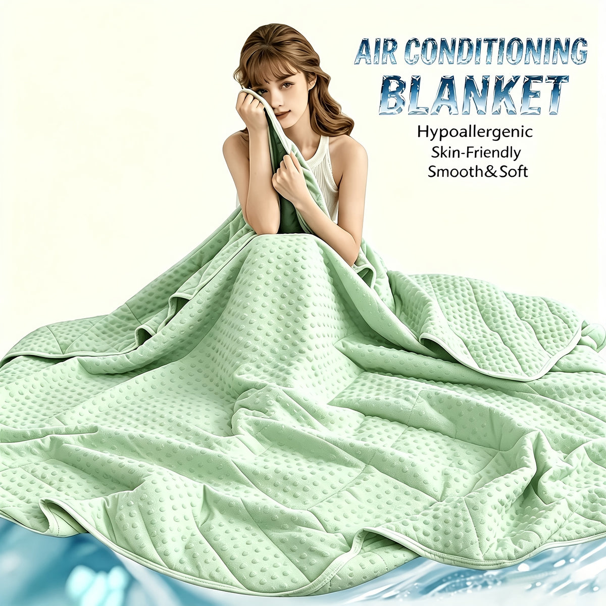 Cooling Blanket Quilt Extra Large - Lightweight Breathable Air-Cooled Moisture-Wicking Comforter for Adults Summer Heat Machine Washable Fits Most Beds