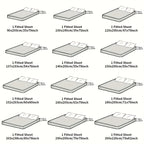 Cooling Stretch Fitted Bed Sheet Soft Breathable Moisture-Wicking Non-Slip Polyester Machine Washable Twin Full Queen King Pink Grey Blue Beige Bedroom Bedding