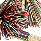 Incense Sticks Bulk Pack 98-170pcs Natural Fragrance Essential Oil Scented Incense for Home Yoga Meditation Camping Vacation Aromatherapy Room Freshener Multiple Scents Colors Gift Set Festive Decor