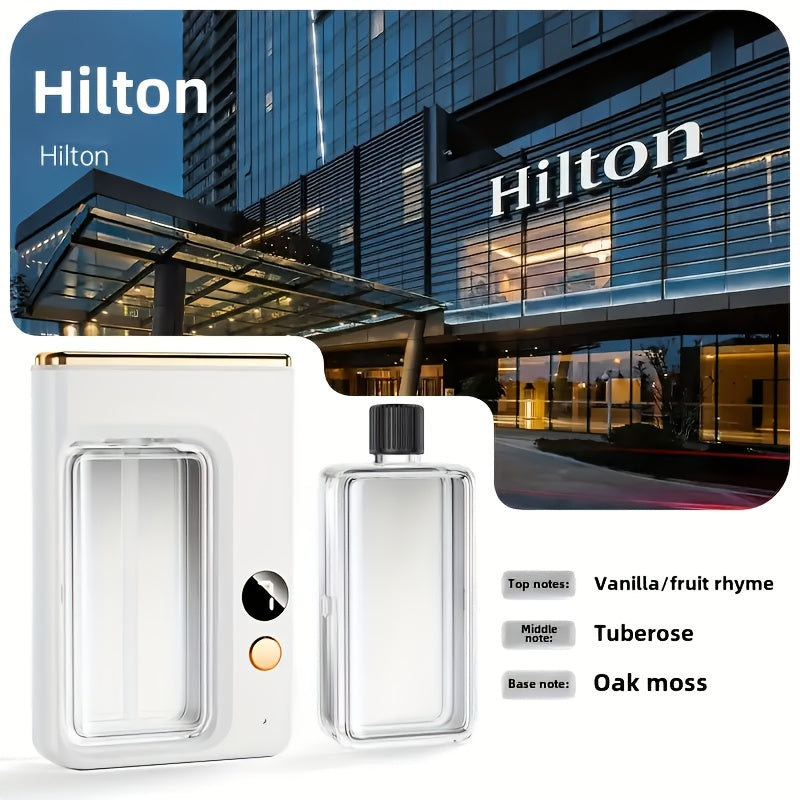 Essential Oil Diffuser and Humidifier USB Powered Auto Shut-Off Quiet Compact Aromatherapy for Home Bedroom Bathroom Office with Essential Oil Sets Hilton Shangri-La Gardenia Ocean Encounter
