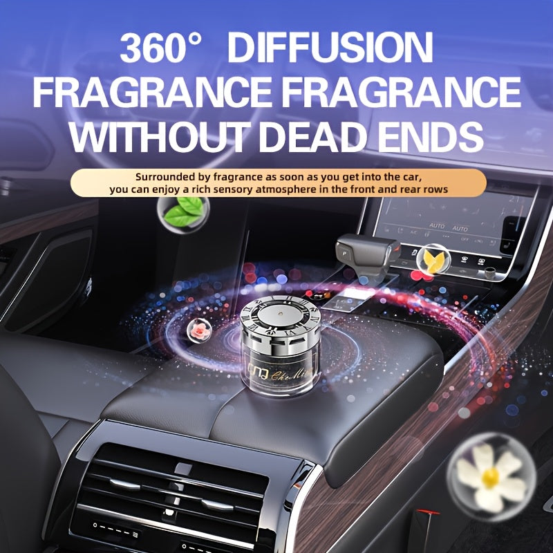 Solid Car Perfume Balm 2-Pack – Long-Lasting Light Fragrance Car Air Freshener & Interior Ornament, 5 Scent Combos: Lavender, Black Forest, Cologne, Wilderness & Gardenia Berry