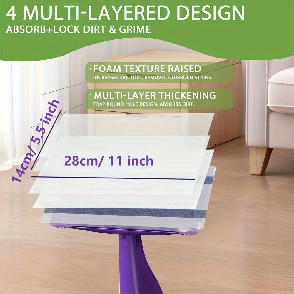 Mop Pad Refills 40 Pack – Dry & Wet Disposable Floor Cleaning Pads Compatible with WetJet & All Mop Models | Multi-Surface