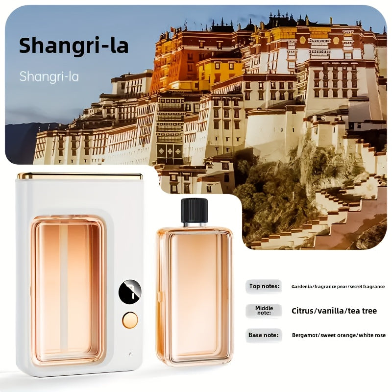 Essential Oil Diffuser and Humidifier USB Powered Auto Shut-Off Quiet Compact Aromatherapy for Home Bedroom Bathroom Office with Essential Oil Sets Hilton Shangri-La Gardenia Ocean Encounter