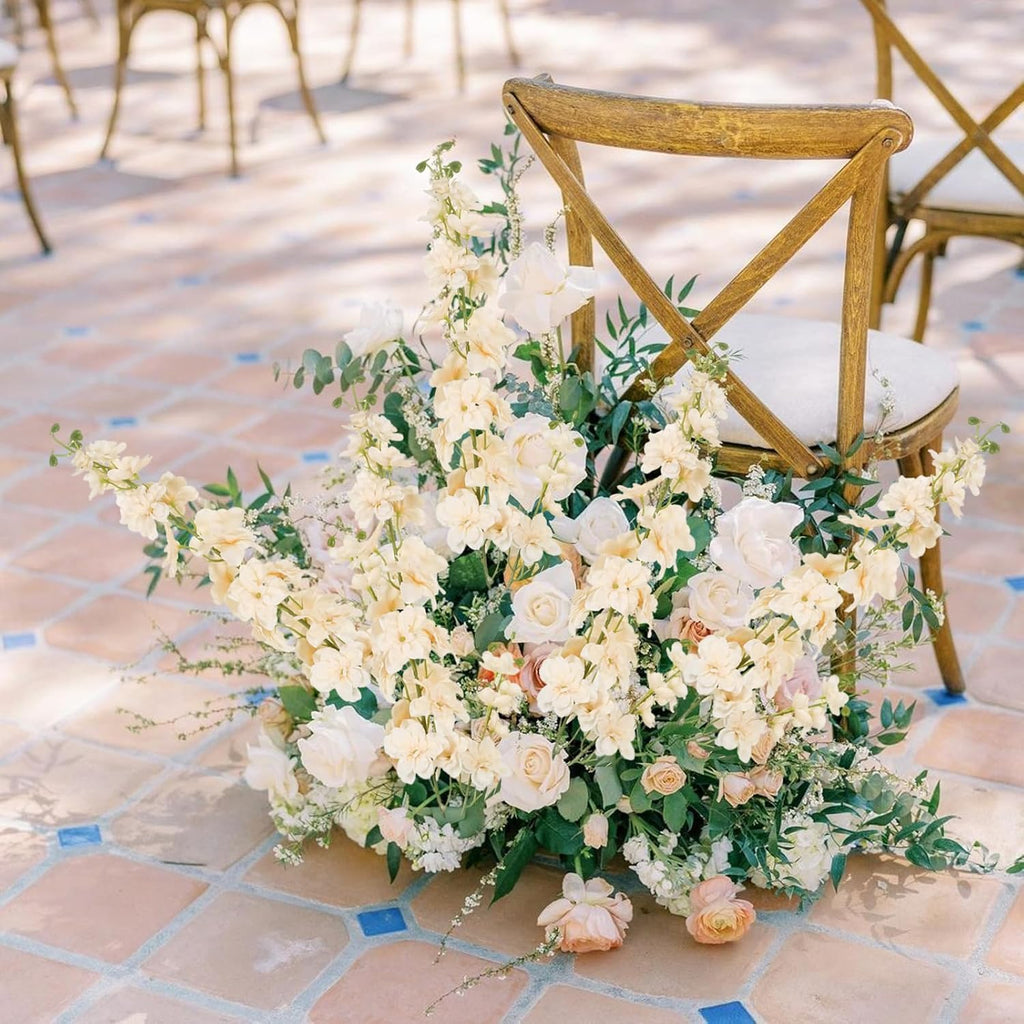 Artificial Delphinium Flowers 6pcs 33.5 Inch Long Stem Faux Snapdragon for Vase, Wedding, Home & Party Decor