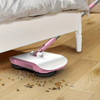 Hand-Push Floor Sweeper with Dustbin – All-in-One Manual Broom & Dustpan Set, No Power Needed, Lightweight Household Cleaning Machine for Hardwood, Tile & Laminate Floors, Lazy-Friendly Design