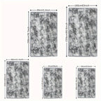 Plush Fluffy Area Rug Tie Dye Soft Indoor Carpet Non-Slip for Living Room Bedroom – Modern Home Decor Floor Mat | Multiple Sizes | Light Gray, Dark Gray, Black, Pink