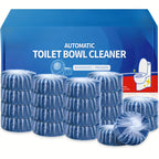 Blue Toilet Bowl Cleaner Tablets 80-Pack – Automatic In-Tank Deodorizer, Long-Lasting Stain Remover, Low Odor, Safe for Plastic Surfaces, Keeps Toilet Fresh & Hygienic