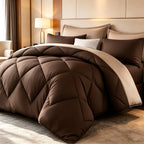 Diamond Pattern Quilt Bedding Set with Pillowcases 2/3 Piece – Soft Breathable Lightweight Comforter Twin Queen King 30+ Colors