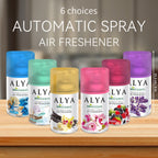 Automatic Spray Air Freshener Refill 8.45 oz 6 Scents 1-Pack and 4-Pack Odor Fighting for Home Bathroom Closet Car Office Fabric Lavender Magnolia Ocean Vanilla