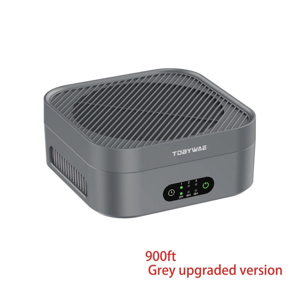 True HEPA Air Purifier 600 sq ft 3-Stage Filtration USB-C Silent 16dB Sleep Mode for Home Bedroom Pets Dust Pollen Smoke Desk Car Travel