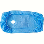 Disposable Massage Table Fitted Sheets Set of 5, Non-Woven Breathable 84.6" x 43.3" Single-Use Bed Covers for Beauty Salons, Spas & Skincare Treatments