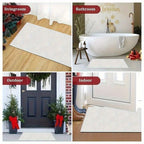 Dog Welcome Doormat Non-Slip Crystal Velvet A House Is Not A Home Without A Dog Bone Pattern Entrance Mat Bathroom Kitchen Bedroom Floor Mat 24x16 30x18 Christmas Gift