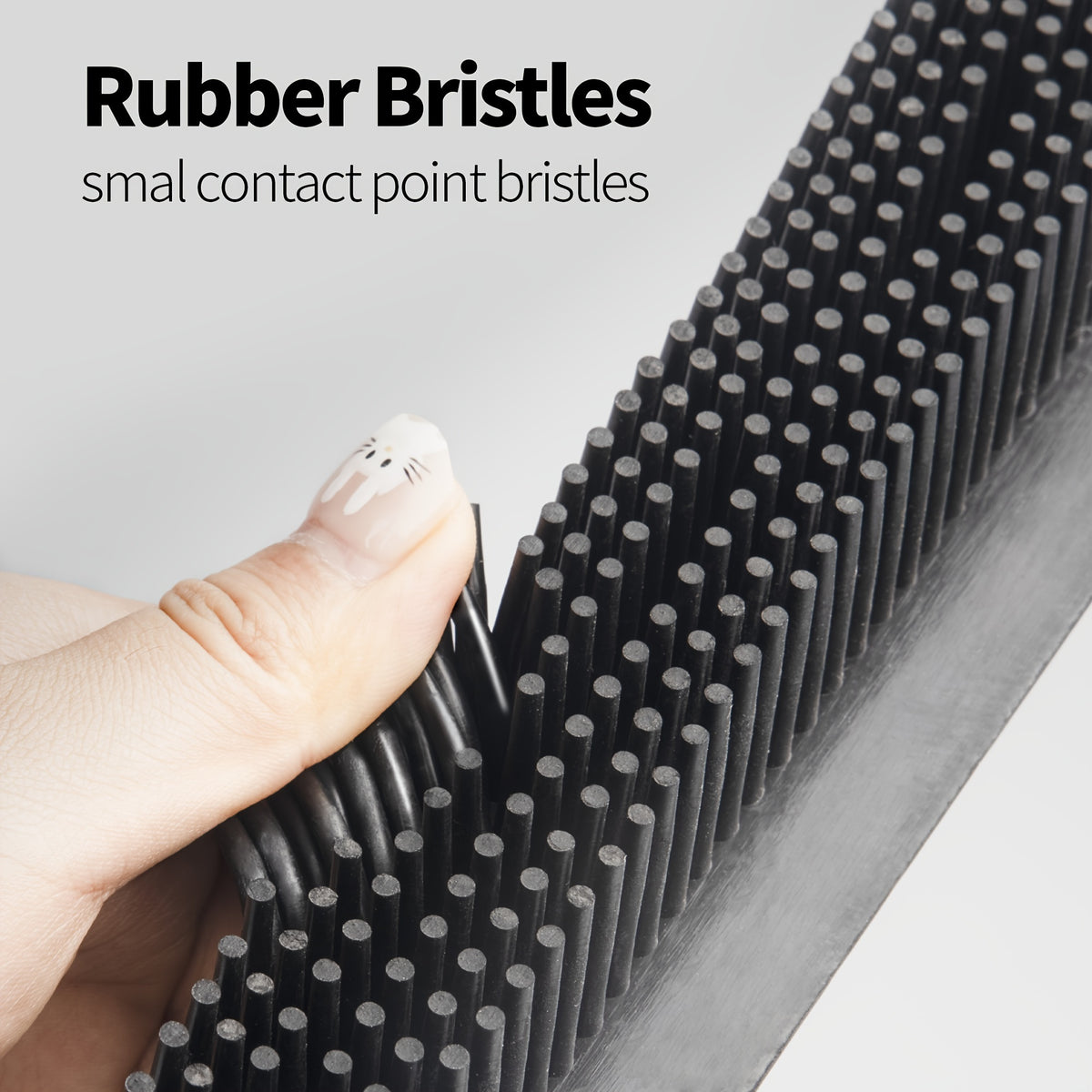 Rubber Floor Brush with Expandable Design – Soft Multi-Surface Floor Cleaner for Bathroom, Bedroom, Kitchen & Living Room, Gentle Scrubbing with Multiple Components Included