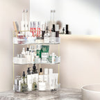 Corner Shower Shelf Bathroom Organizer with 2 or 3 Tiers - Space Saving Corner Storage Rack for Cosmetics, Toothbrush & Toiletries, Lightweight Caddy for Bathroom, Bedroom & Kitchen