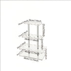 Champagne Tower 3-Tier Clear Acrylic Wine Glass Holder Stand for Wedding Reception New Year Eve Party - Elegant Drink Display for Banquet Bridal Shower Anniversary Company Dinner