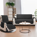 Elastic Strap Sofa Slipcover – Washable Couch Cover for Recliner Armchair Loveseat 1 2 3 4 Seater, Pet Dog Cat Proof Furniture Protector for Living Room