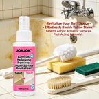 Bathtub Yellow Stain Remover Spray, Fast-Acting Acrylic & Plastic Surface Cleaner, Restores Natural Shine on Tubs, Appliances & Auto Parts