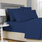 Bamboo Blend Cooling Sheet Set 6-Piece 2000 Thread Count Satin | Deep Pocket 16" Hypoallergenic Breathable Bed Sheets, Twin Full Queen King Cal King, 20 Colors