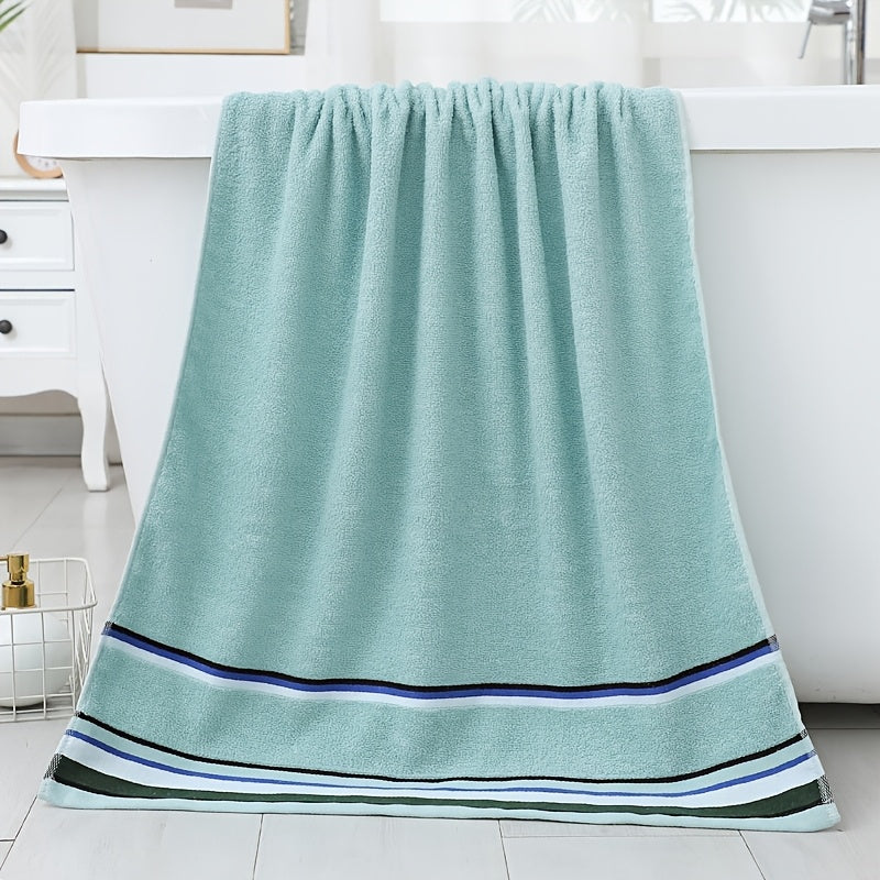 100% Cotton Bath Towel 27.6x55in – GSM360 Super Soft Absorbent Quick-Dry Towel, Skin-Friendly Bathroom Essential & Gift for Family (6 Colors)