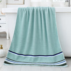 100% Cotton Bath Towel 27.6x55in – GSM360 Super Soft Absorbent Quick-Dry Towel, Skin-Friendly Bathroom Essential & Gift for Family (6 Colors)