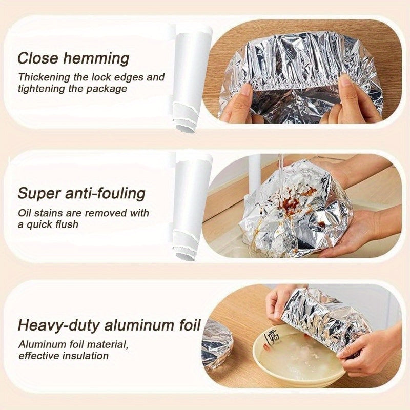 Aluminum Foil Bowl Covers 120pc Heavy Duty Heat Resistant Microwave Safe Protective Covers for Tableware Home Catering Office Dining