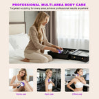 Lymphatic Drainage Massager 4-in-1 Cellulite Massager & Fascia Blaster, 35-Speed Body Sculpting Tool for Face Legs Arms Belly Neck, 90-Min Battery Wireless Portable Pain Relief