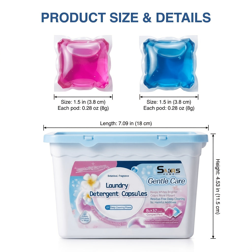 Ultra Oxi Laundry Detergent Pods 52 Count, 8X More Cleaning Power with Built-In Pre-Treater for Tough Stains, HE Compatible Concentrated Laundry Pods for Whites & Colors